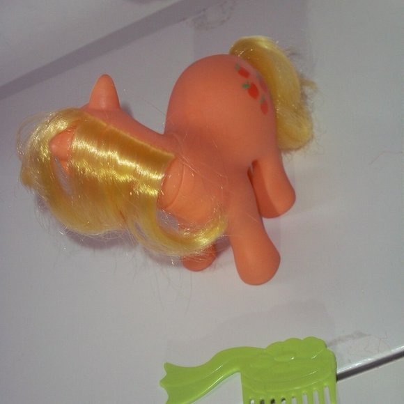 Vintage MY LITTLE PONY 1983 APPLEJACK G1 Rare condition w/ accessories - Picture 2 of 3